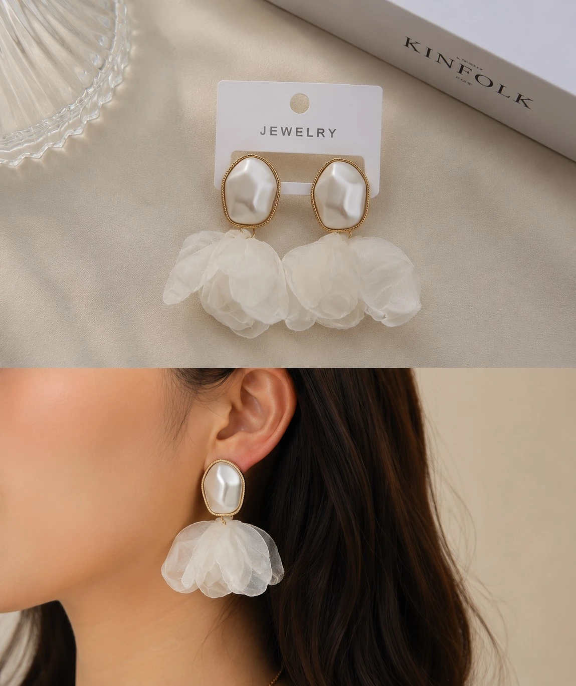 گوشواره مدل عروس004 - Thumbnail 1